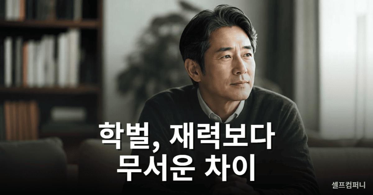 정서적 성숙도를 보여주는 차분하고 내면이 단단한 사람의 모습