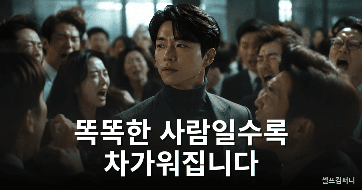 냉정한 사람 특징을 보여주는 침착한 고지능 인물