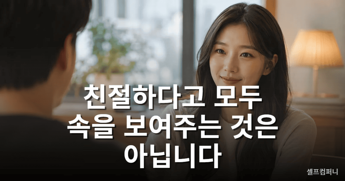 속마음을 알 수 없는 사람 특징을 표현한 이미지
