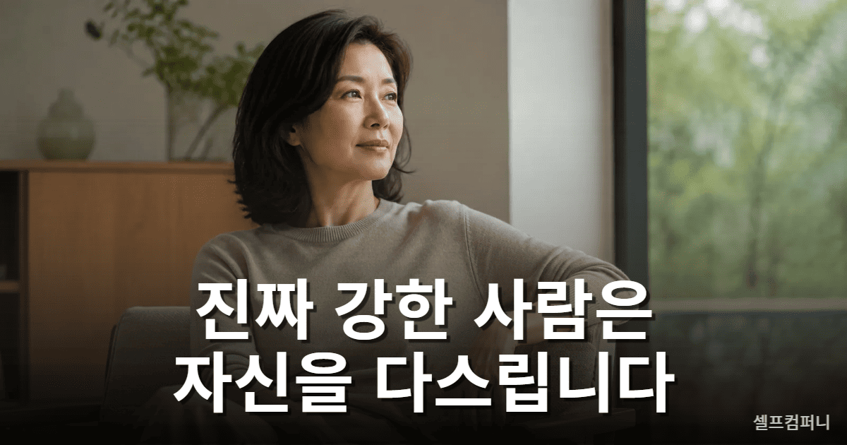 감정과 관계에서 자신을 다스리는 기 센 사람