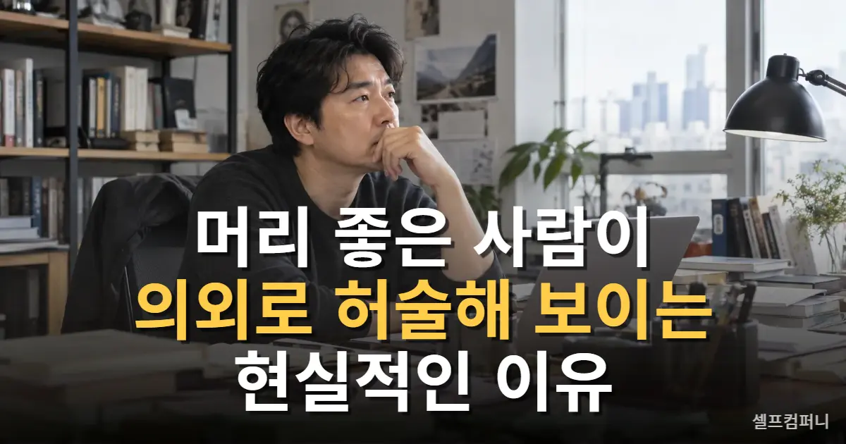 머리 좋은 사람 특징